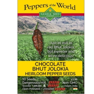 Chocolate Bhut Jolokia Seeds
