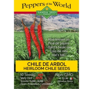 بذور الفلفل الحار Chile de Arbol