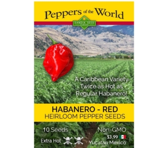 بذور فلفل Habanero Caribbean Red