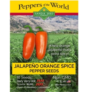 JALAPEÑO ORANGE SPICE NUMEX SEEDS
