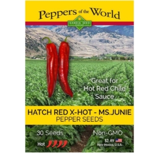 بذور فلفل Hatch Red X-Hot - Ms. Juni Chile