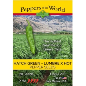 بذور فلفل Hatch Green X-Hot Lumber Chile