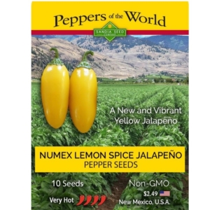 بذور فلفل Jalapeño Yellow Lemon Spice
